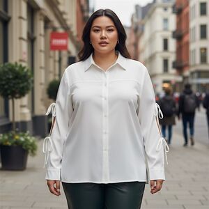 SONCY Open Sleeve Button Down Blouse NEW! Size 2 (18/20)